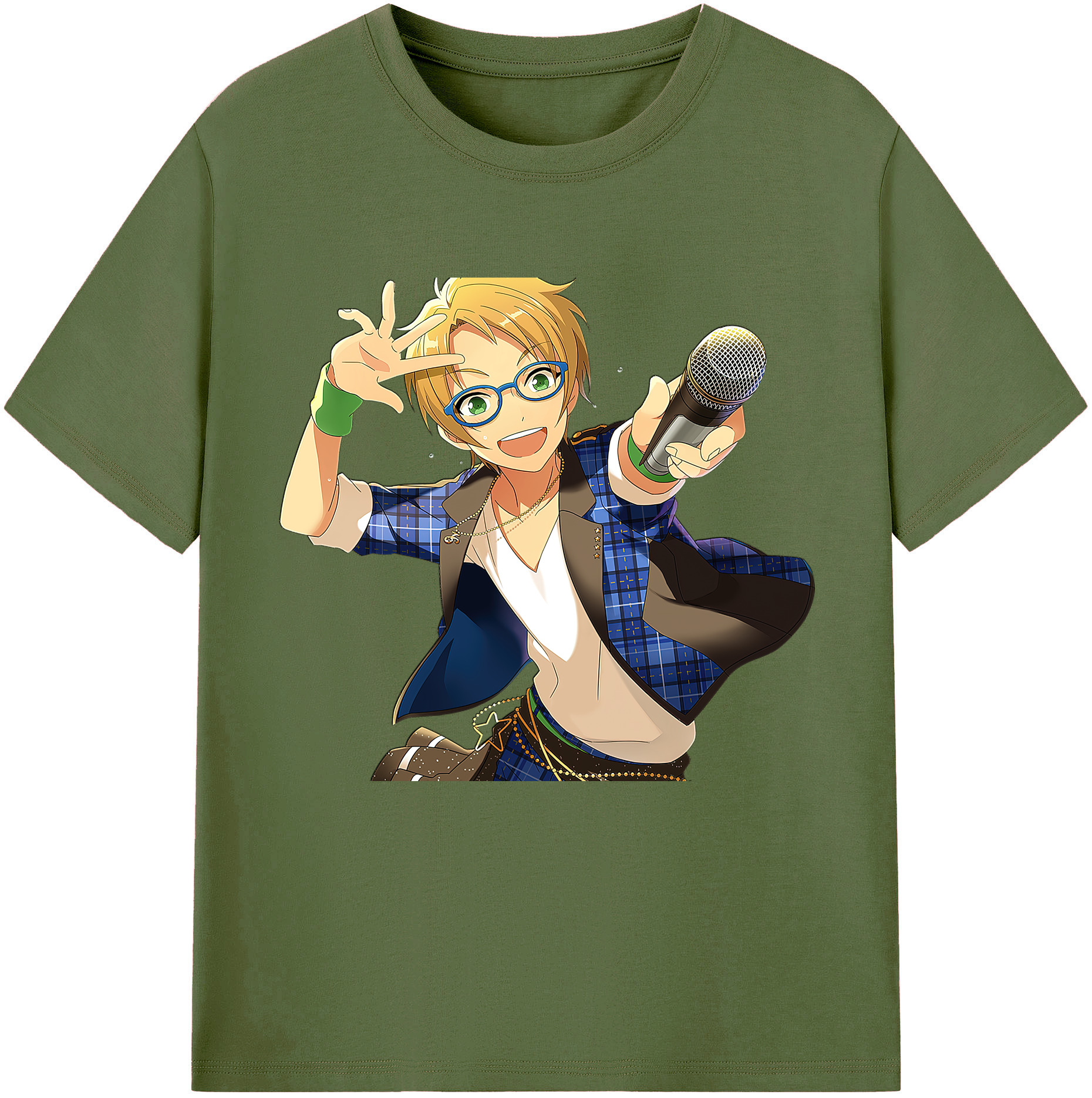 （画像用） あんさんぶるスターズ! Ensemble Stars 綿100％半袖Tシャツ（フロントプリント）